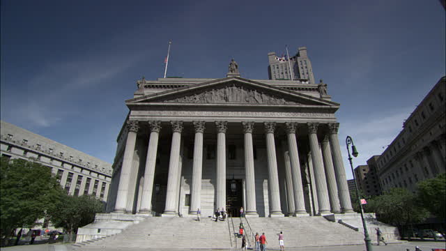 New York courthouse exterior